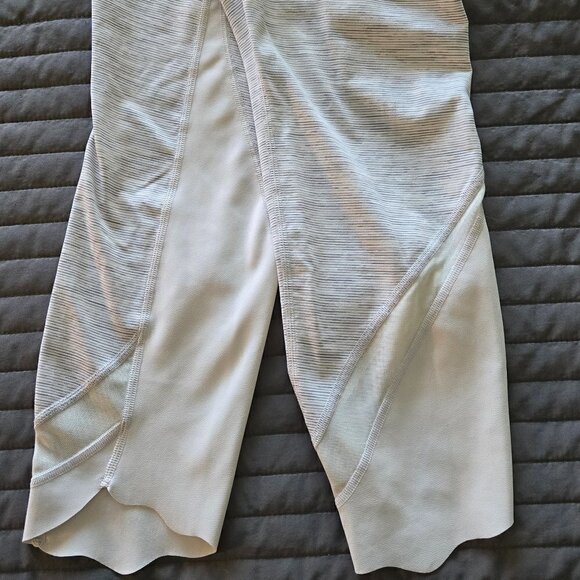 Lululemon Wunder Under Crop High-Rise *Roll Down Scallop Luxtreme 23" - 10 - Picture 6 of 8